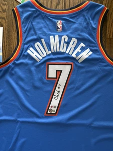 Chet Holmgren Autographed Oklahoma City Thunder Jersey Men's Size XL 52 - Picture 1 of 9