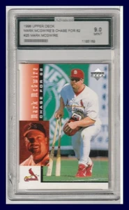 Baseball Card 1998 Upper Deck Mark McGwire Chase For 62 card #25 OF 30 Cardinals - Picture 1 of 2