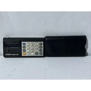 Calculadora Casio Memory 8R vintage años 70 con estuche - PROBADA FUNCIONANDO - Imagen 1 de 3