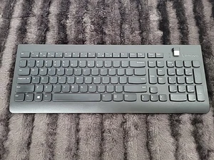 Lenovo Wireless Keyboard & USB Dongle KBRFBU71 Tested & Working - Picture 1 of 13