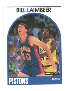 1989-90 NBA Hoops Basketball Detroit Pistons Bill Laimbeer - Bild 1 von 2