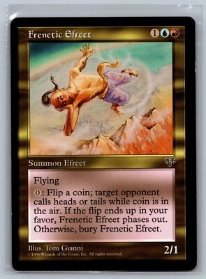 Magic The Gathering Mirage Frenetic Efreet MTG TCG CCG - Image 1 of 2
