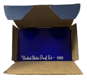 5er Set US Original Government Box Verpackung OGP 1968 Proof Sets Zeitkapsel - Bild 1 von 3