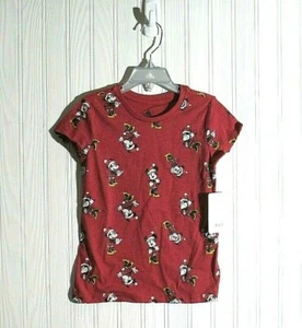 Disney Store Christmas Santa Minnie Mouse Small 5/6 T Shirt NWT - Picture 1 of 3