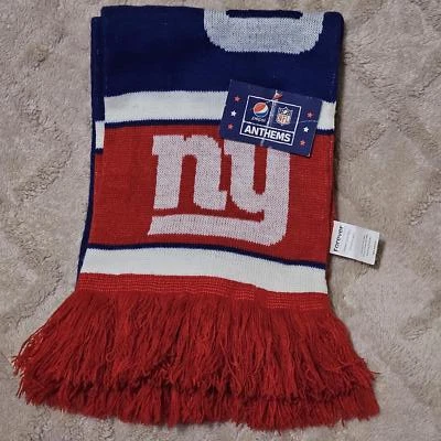 NFL Pepsi Himnos Super Bowl XLVI New York Giants Bufanda Forever Coleccionables Nuevo con Etiquetas Foto 1 de 4