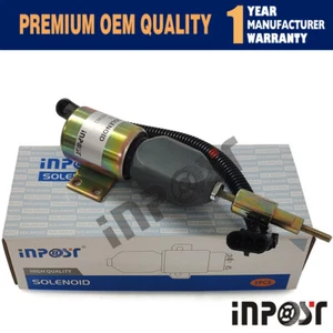 12V Diesel Fuel ShutOff Valve Fuel Pump Solenoid 3357411 for Cummins 6CT 6CT8.3 - Picture 1 of 6