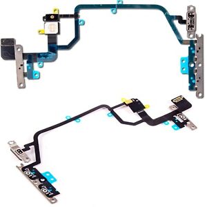 For iPhone XR Power Flex Cable Volume Buttons & Mute Switch With Brackets