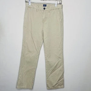 GAP Kids Slim Straight Fit Khaki Pants Boys 10 Tan - Picture 1 of 8