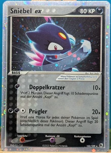 POKEMON - EX Rubí y Zafiro - Sniebel EX - 103/109 - HOLO con SWIRL - alemán - Imagen 1 de 3