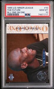 1995 Upper Deck Minor League Michael Jordan The Future Card #10 PSA GEM MT 10