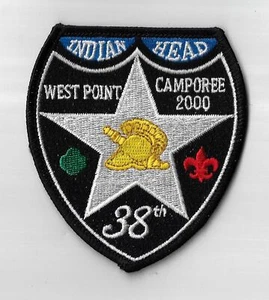 2000 West Point Camporee Indian Head BLK Bdr. [ND-2206] - Picture 1 of 1