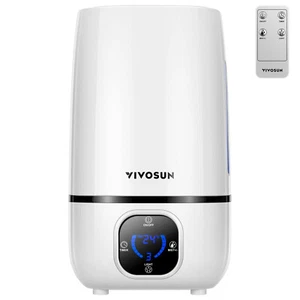 VIVOSUN 4L Cool Mist Humidifier with Remote Control for Bedroom, Plants, Baby - Picture 1 of 7