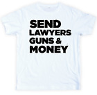 T-shirt Send Lawyers Guns and Money rock metal tatuaż USA gotówka mafia oświadczenie 