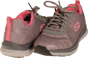 Skechers Work Comfort Flex SR - HC Pro SR Womens Sneaker Gray / Pink US Size 8 - Picture 1 of 3