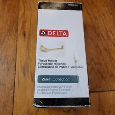 Delta 774500-CZ - Champagne Bronze Zura Wall Mounted Hook Toilet Paper Holder