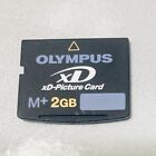 Carte d'appareil photo photo Olympus 2 Go xD OEM M-XD2GMP testée essuyée compatible FujiFilm