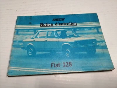Fiat 128 Confort - Confort L Manual Folleto Uso y Mantenimiento 1977 Français - Imagen 1 de 2