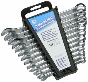 Juego de tensores combinados métricos Silverline 8,9,10,11,12,13,14,15,16,17,18 y 19 mm - Imagen 1 de 3