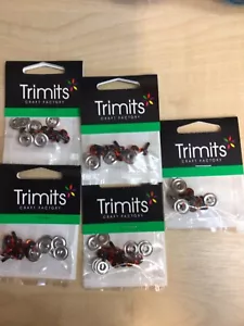 5 Packs Of 8 Teddy / Craft Safety Amber Eyes 7.5mm Animaguri/Felting/Toy Making - Picture 1 of 3