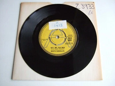 Boots Randolph - Hey, Mr. Sax Man / Baby, Go To Sleep - London - Vinyl 7" 45 RPM - Image 1 of 4
