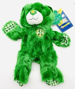 Build A Bear Lucky Plaid Teddy Green Gold Plaid Shamrocks St Pattys Day 2011 NWT - Picture 1 of 10