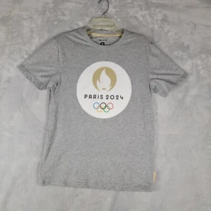 Paris Olympic Games 2024 Men Women Medium Gray Tee Shirt Wee Play - Picture 1 of 13