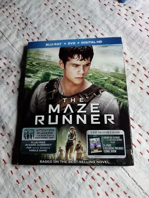 THE MAZE RUNNER. 2 DISC COLLECTORS EDITION.Bluray+DVD.Brand New,Sealed.RegA,1 US - Image 1 of 4