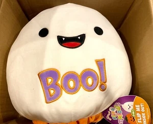 Peluche Halloween Squishmallow Flip-A-Mallows 12" Paige Zucca Grazia Fantasma Nuovo con etichette - Foto 1 di 3