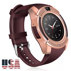 Women Men Smart Watch GSM Phone SMS-Reminder Pedometer Smartwatch for Android - Picture 1 of 9