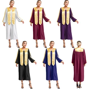 Accappatoio coro unisex donna uomo facile da riconoscere costume vestito delicato sulla pelle morbido - Foto 1 di 75
