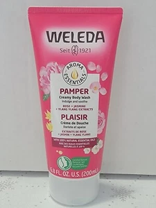Weleda Pamper Creamy Body Wash Rose + Jasmine + Ylang Ylang 6.8 fl oz Exp 04/24 - Picture 1 of 2
