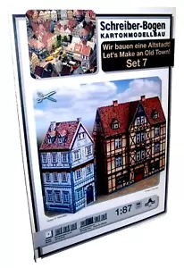 + MAQUETA DE CARTÓN CASCO ANTIGUO JUEGO 7 ARCO DE ESCRITURA 751 pista HO arco artesanal - Imagen 1 de 2