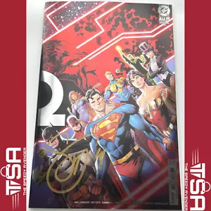 DC ALL-IN SPECIAL #1 Daniel Sampere Foil avvolgente FIRMATO SCOTT SNYDER COA - Foto 1 di 4