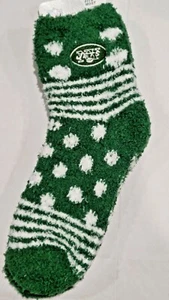 NFL New York Jets Fuzzy Soft Socks, New (HOMEGATER) - Picture 1 of 1