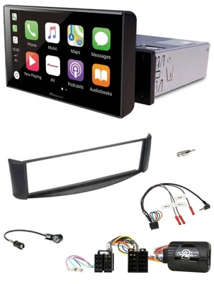 Pioneer Bluetooth Lenkrad DAB USB Autoradio für Smart ForTwo 04-07 schwarz - Bild 1 von 4