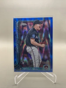 2025 Topps Chrome MLB - Blue RayWave /150 - #122 Valente Bellozo (RC) - Picture 1 of 2