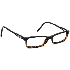 Burberry Eyeglasses B 2004 3002 Dark Havana Rectangular Frame Italy 52[]16 140 - Picture 1 of 8