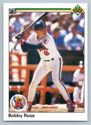 1990 Upper Deck Bobby Rose #77 California Angels - Image 1 of 2