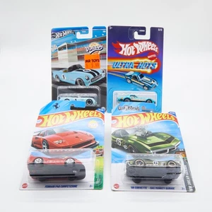 Hot Wheels Lot x4 - 55 Corvette, 85 Corvette, Ferrari F40, 68 Corvette - Picture 1 of 3