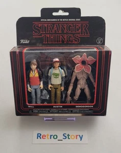 Stranger Things - Action Figure Set - Will / Dustin / Demogorgon - 2017 - FUNKO - Picture 1 of 7