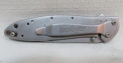 Kershaw 1660ST Leek Pocket Knife  Assisted Combo Blade Ken Onion Design USA - Image 1 of 4