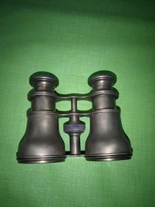 ANTIQUE BRASS OPERA THEATER GLASSES BINOCULARS FIELD GLASSES MILITARY UNMARKED - Picture 1 of 7