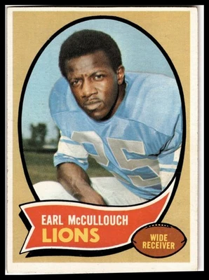 1970 Topps #195 Earl McCullouch - Image 1 of 2