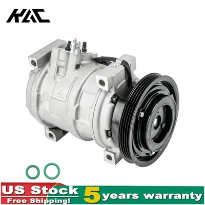 A/C Compressor w/ Clutch 77378 For 2000-2001 Plymouth Neon 2000-02 Dodge Neon Foto 1 de 4