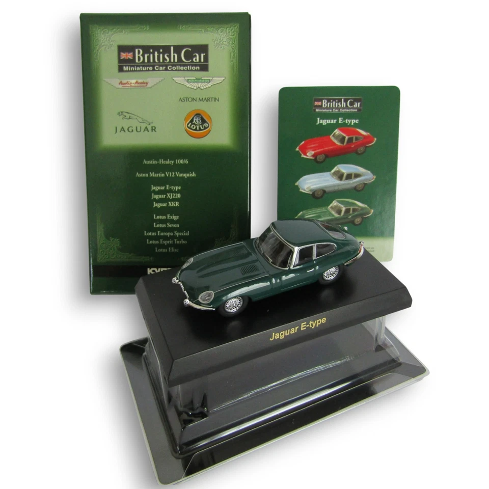 Kyosho 1/64 #0175	Jaguar E-Type Green - Image 1 of 1