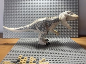 Authentic Lego Jurassic World White Indominus Rex Figure from 75919, Retired