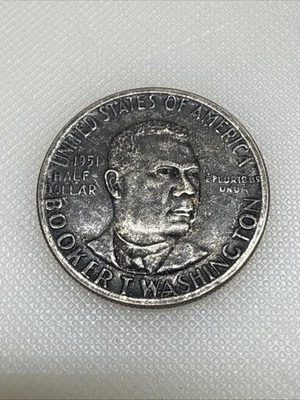 1951 Booker T. Washington Half Dollar Coin - Image 1 of 2