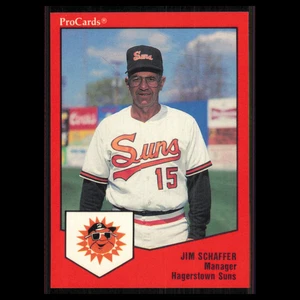 Jim Schaffer #282 1989 ProCards Minor League Team Sets Hagerstown Suns Baseball - Picture 1 of 3