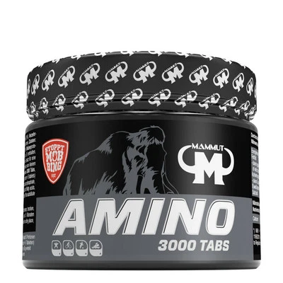 (EUR 52,05 / kg) Mammut Amino 3000 Tabs Aminosäuren Protein Eiweiß 300 Stück - Bild 1 von 4
