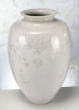 Vintage 8" Wayne Barron Studio Art Pottery Crystalline Glaze Vase Artist Signed 